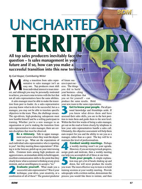 SDM Magazine-Uncharted Territory